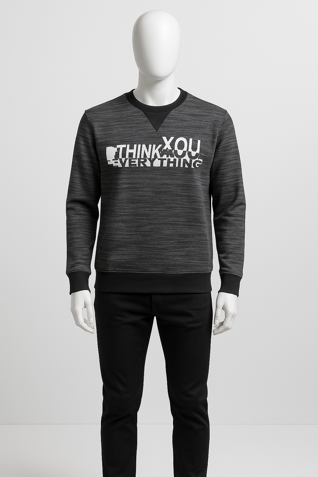 Grey Sweatshirt for HIM - Minimal Designed
