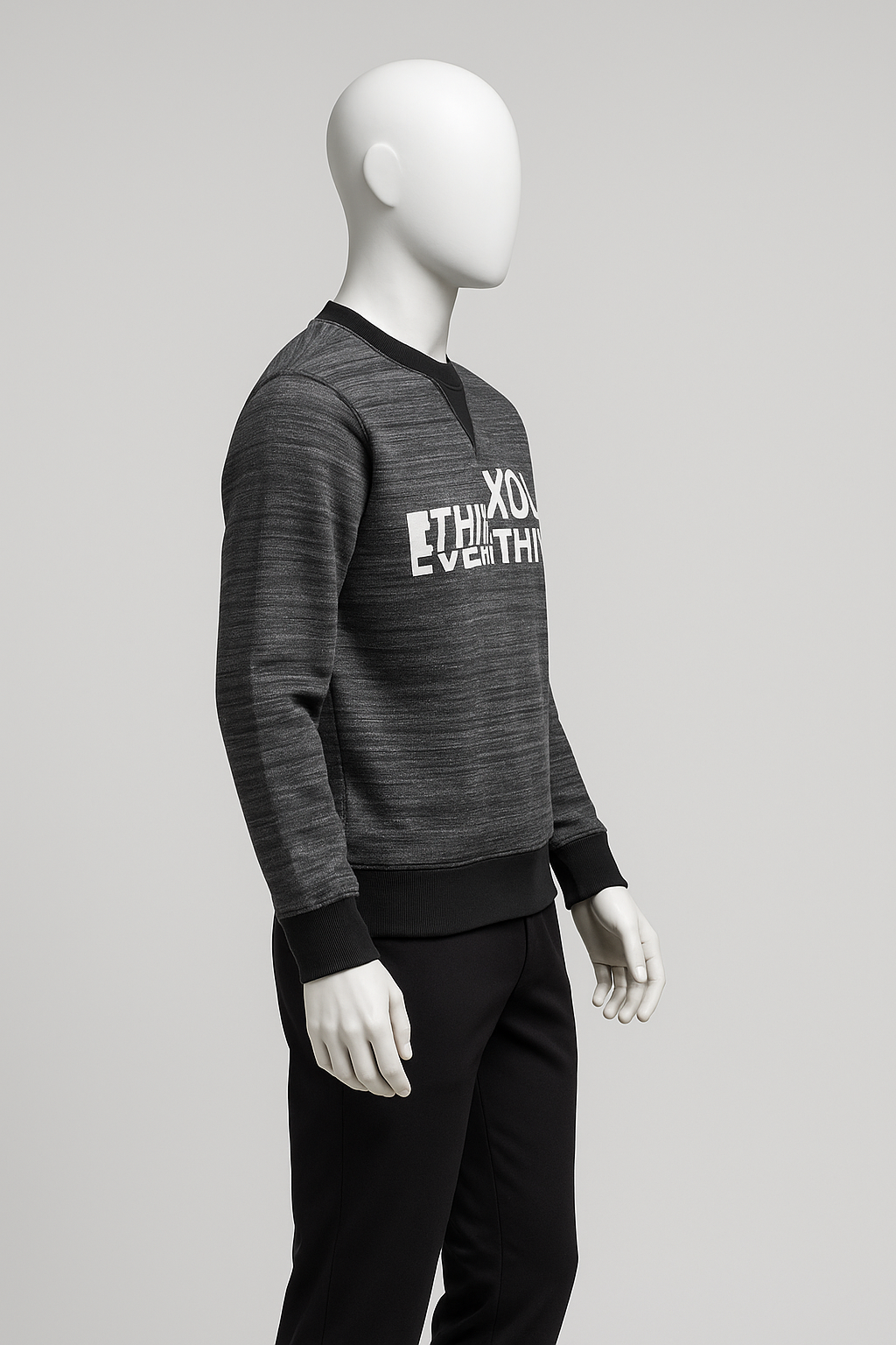 Grey Sweatshirt for HIM - Minimal Designed
