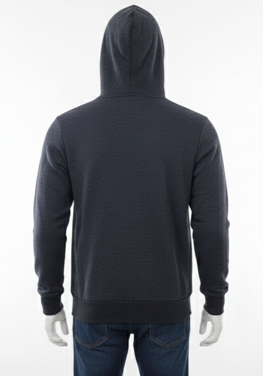 Men’s H.E.B Dark Heather Grey Zip-Up Hoodie – Everyday Essential by HIM Fashions