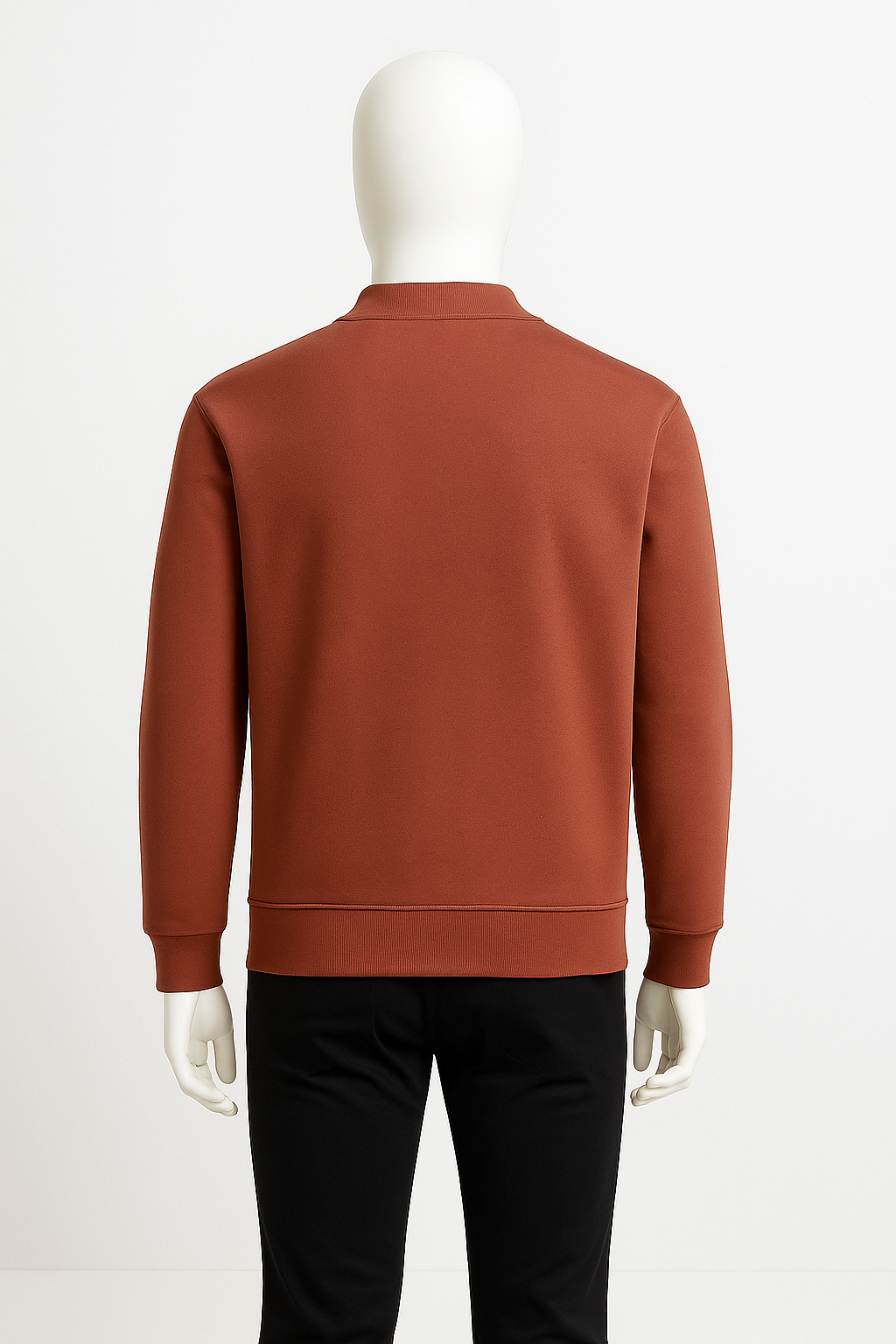 Men’s Rust Crewneck Sweatshirt – Minimal Streetwear by HIM Fashions