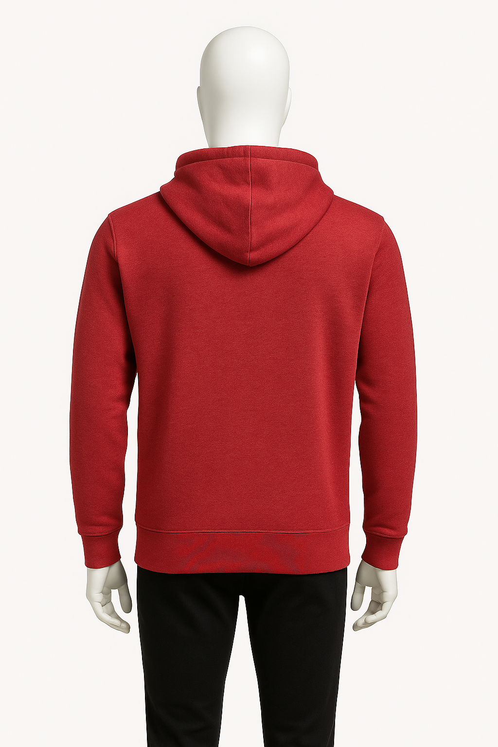 Men’s H.E.B Red Zip-Up Hoodie – Everyday Essential by HIM Fashions