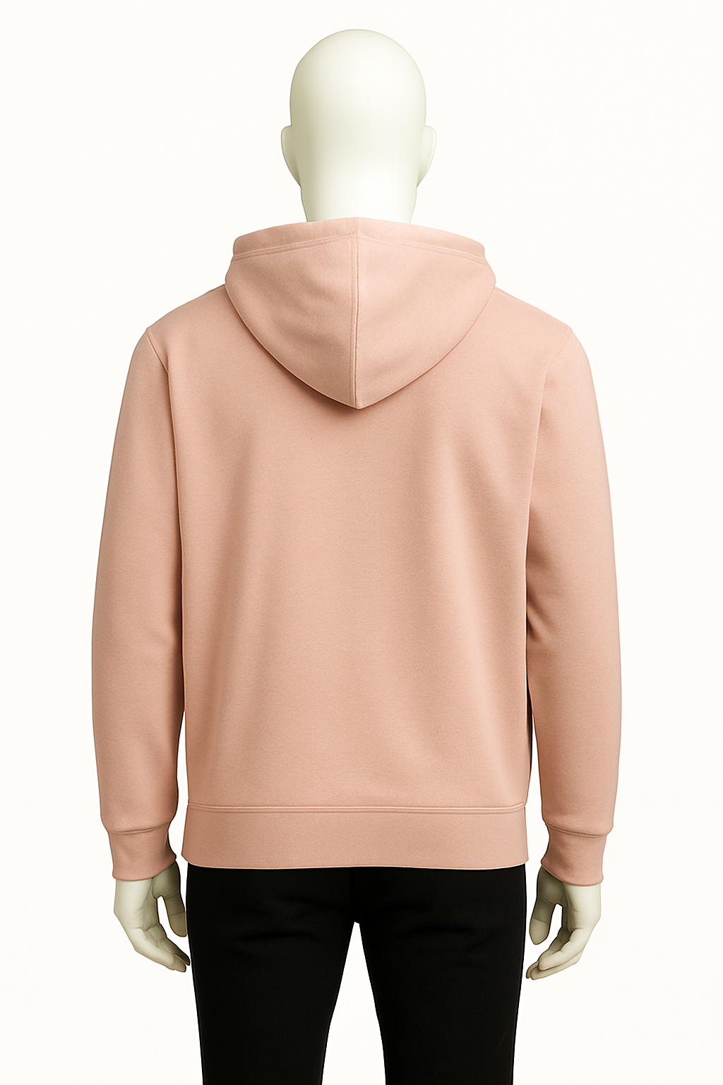 Men’s Peach Zip-Up Hoodie – Everyday Essential by HIM Fashions
