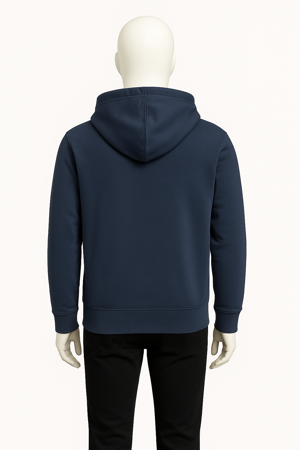 Men’s Steel Blue Zip-Up Hoodie – Streetwear by HIM Fashions