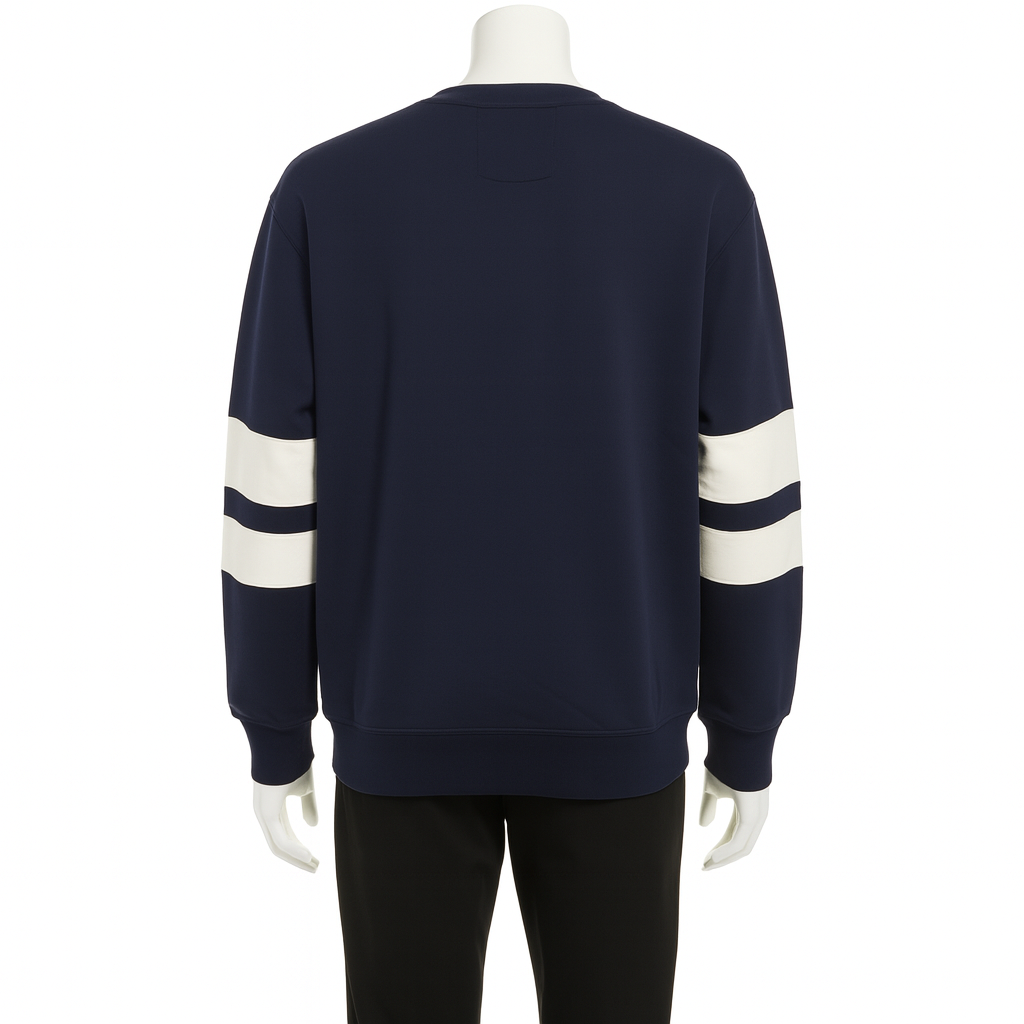 Men’s Navy Chicago Crewneck Sweatshirt – Streetwear by HIM Fashions