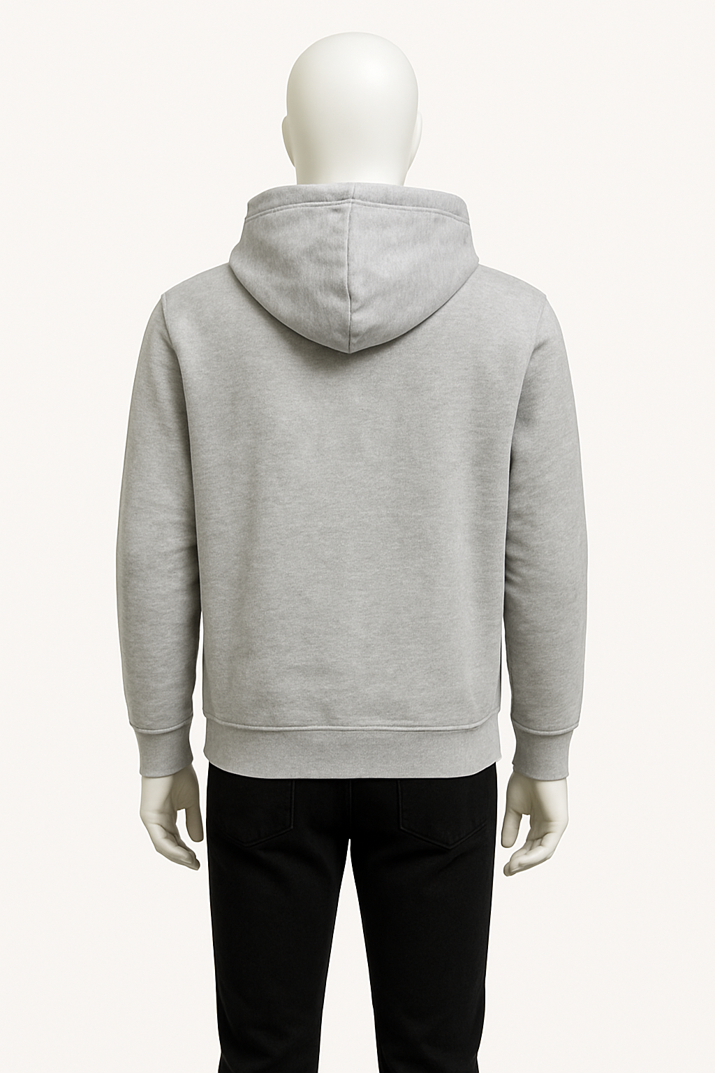 Men’s Light Grey Essential Pullover Hoodie – Streetwear by HIM Fashions