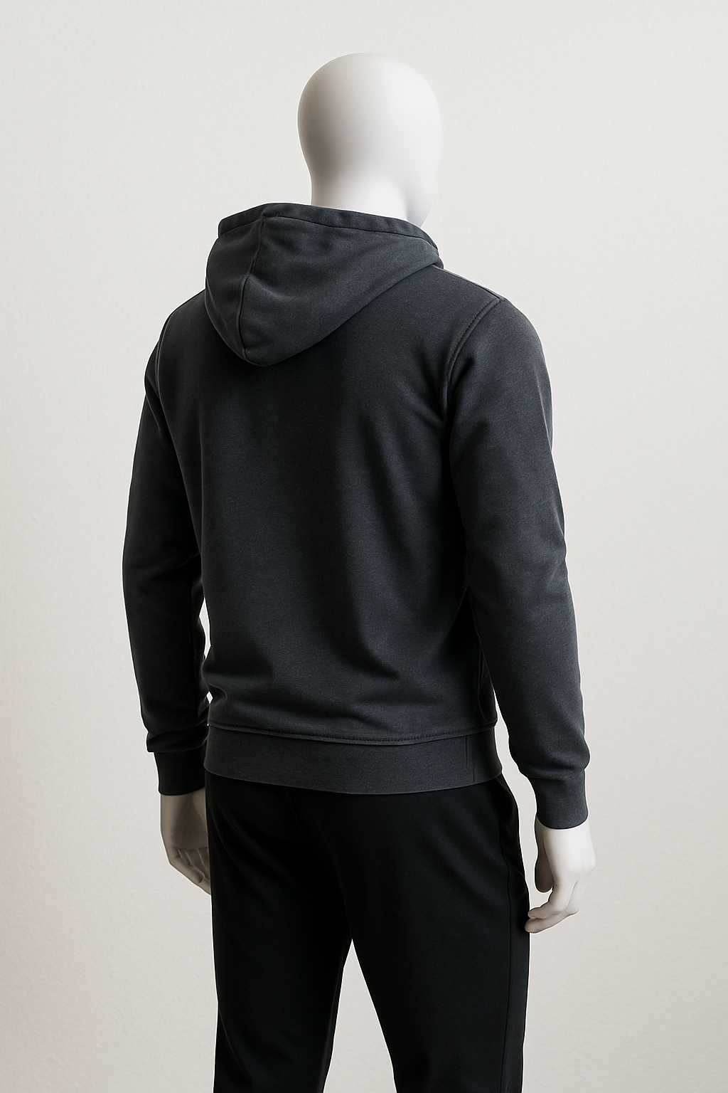 Men’s Charcoal Graphic Mountain Hoodie – Streetwear by HIM Fashions