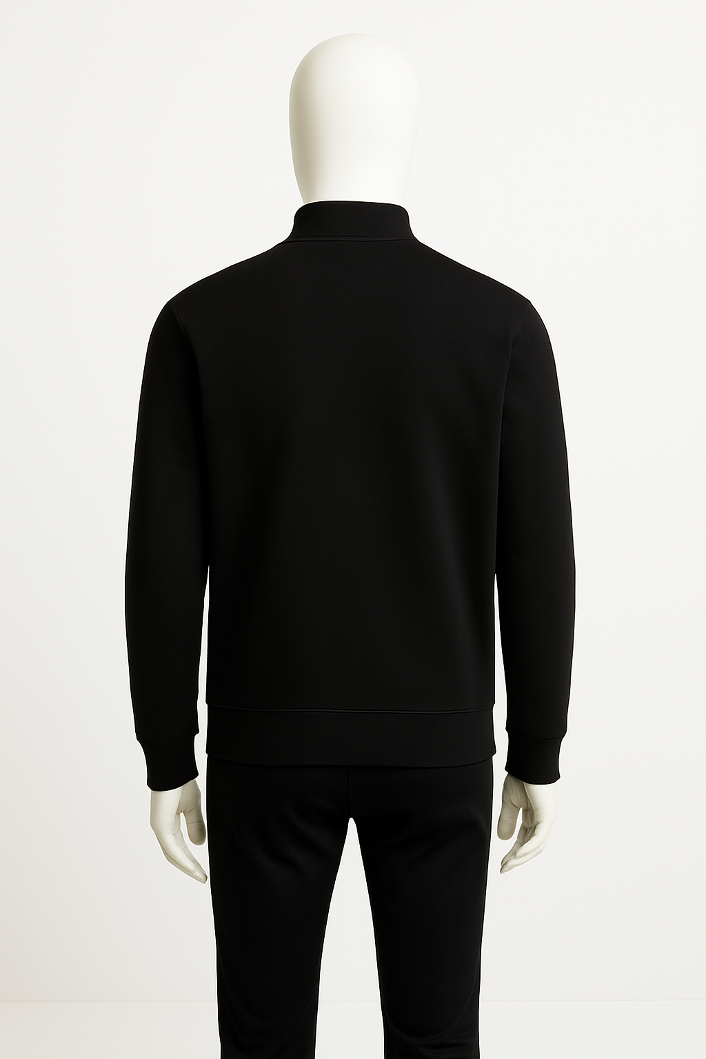 Men’s Black “FEEL TO HEAL” Sweatshirt – Minimal Streetwear by HIM Fashions