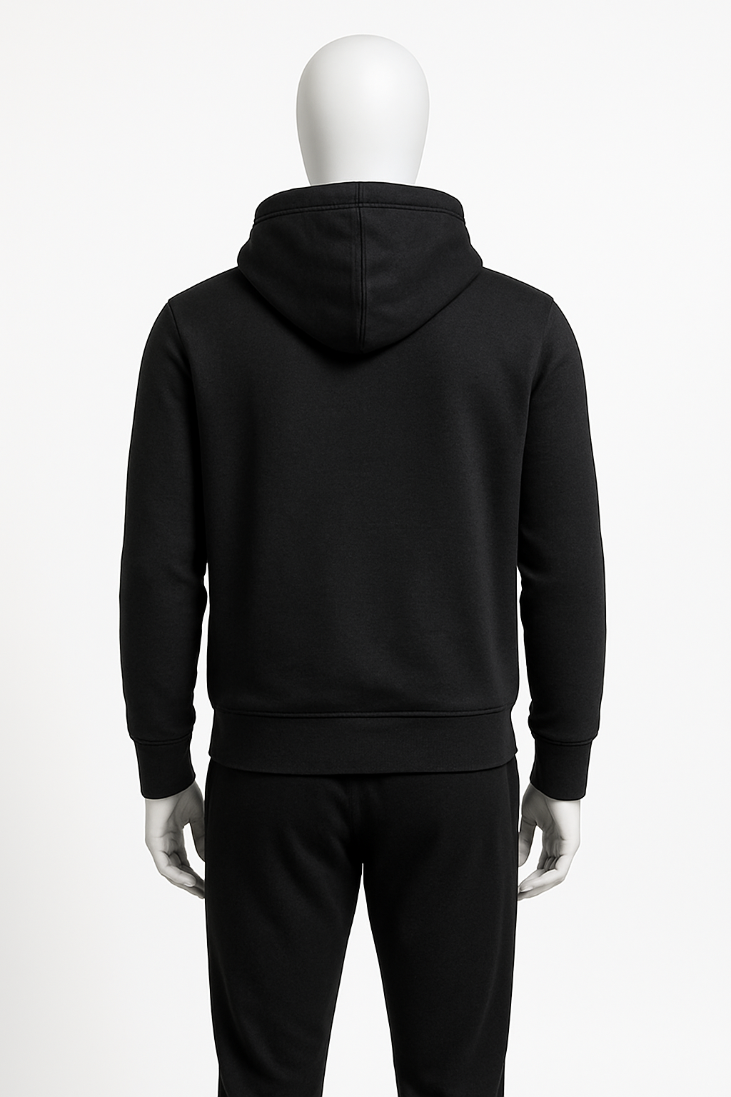 Men’s Jet Black Essential Hoodie – Streetwear by HIM Fashions