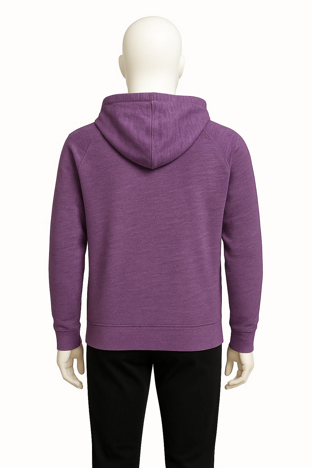 Men’s Purple Essential Solid Hoodie – Streetwear by HIM Fashions
