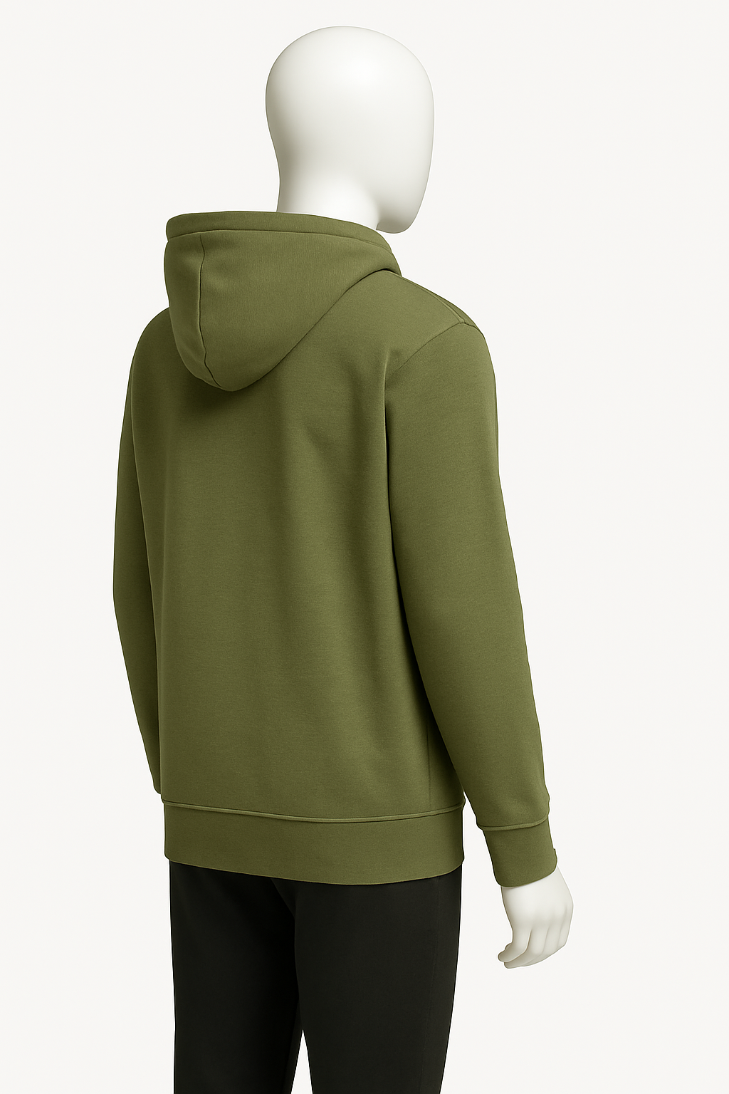 Men’s Olive Zip-Up Hoodie – Everyday Essential by HIM Fashions