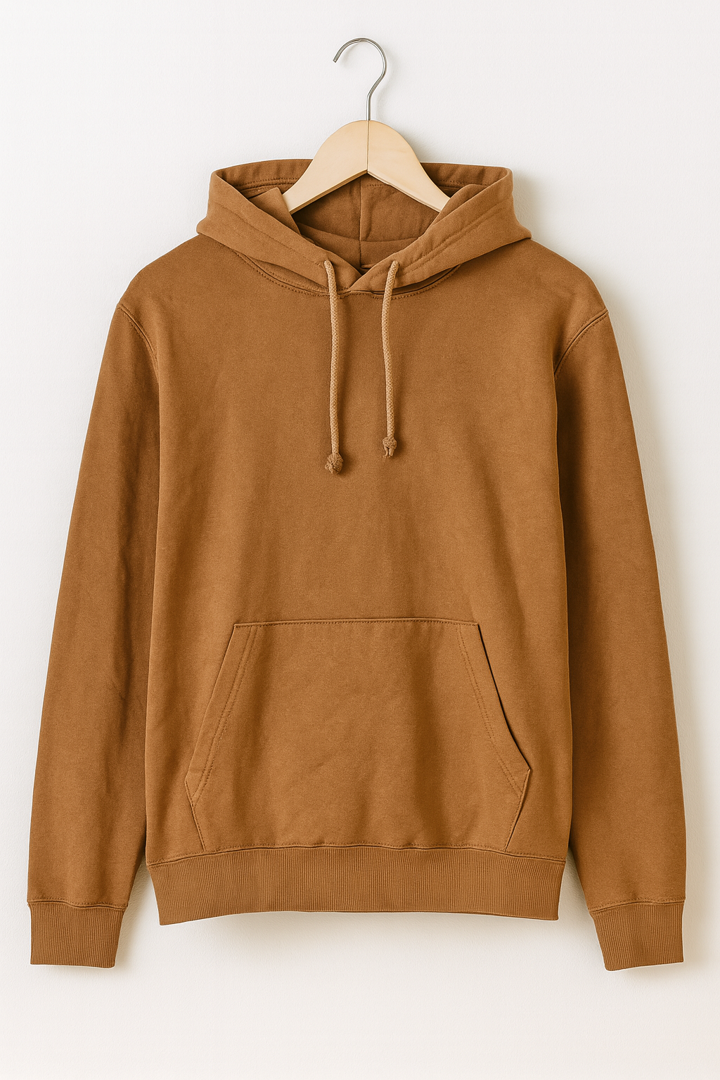 Men’s Brown Pullover Hoodie – Everyday Essential by HIM Fashions