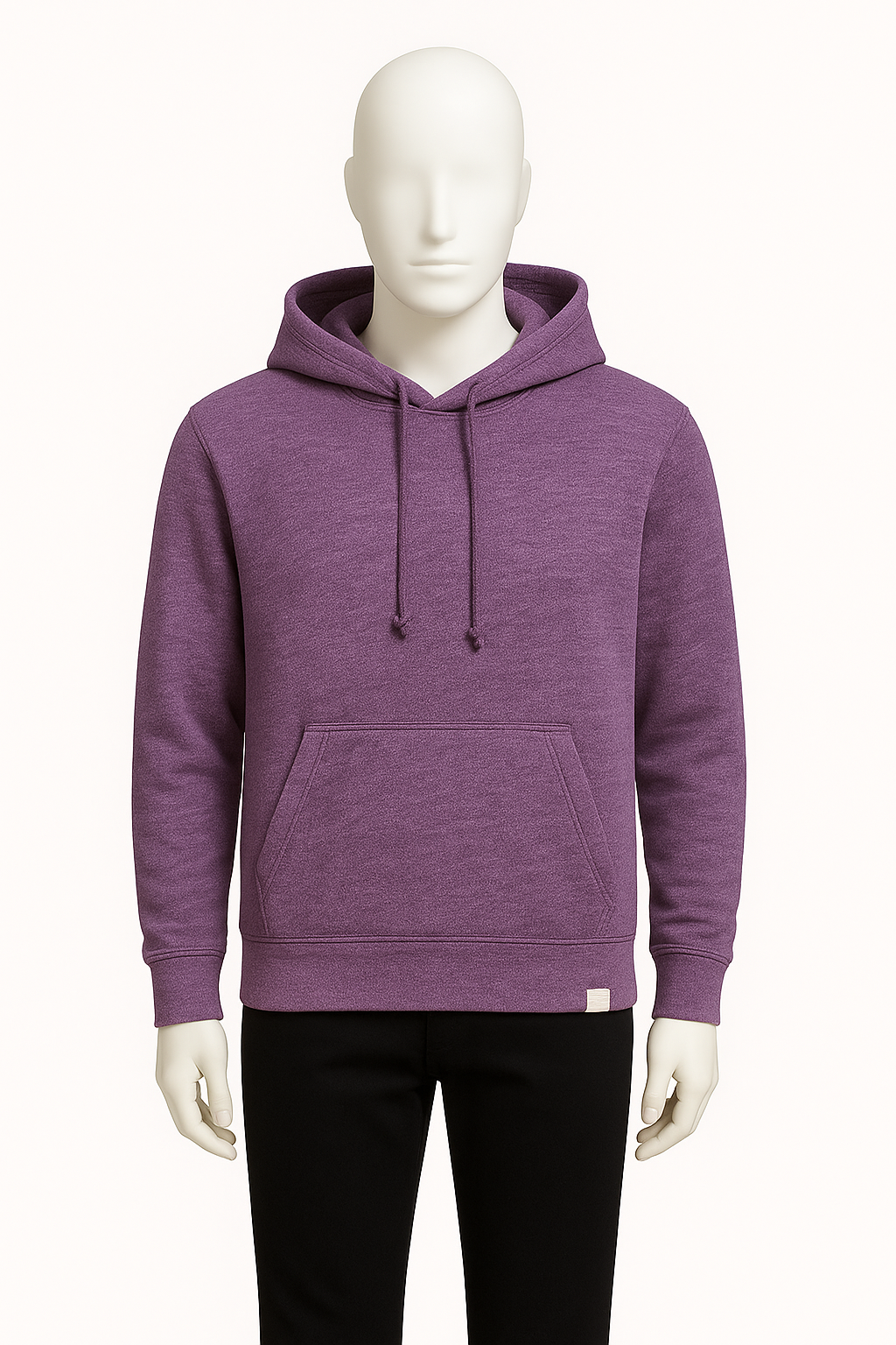 Men’s Purple Essential Solid Hoodie – Streetwear by HIM Fashions