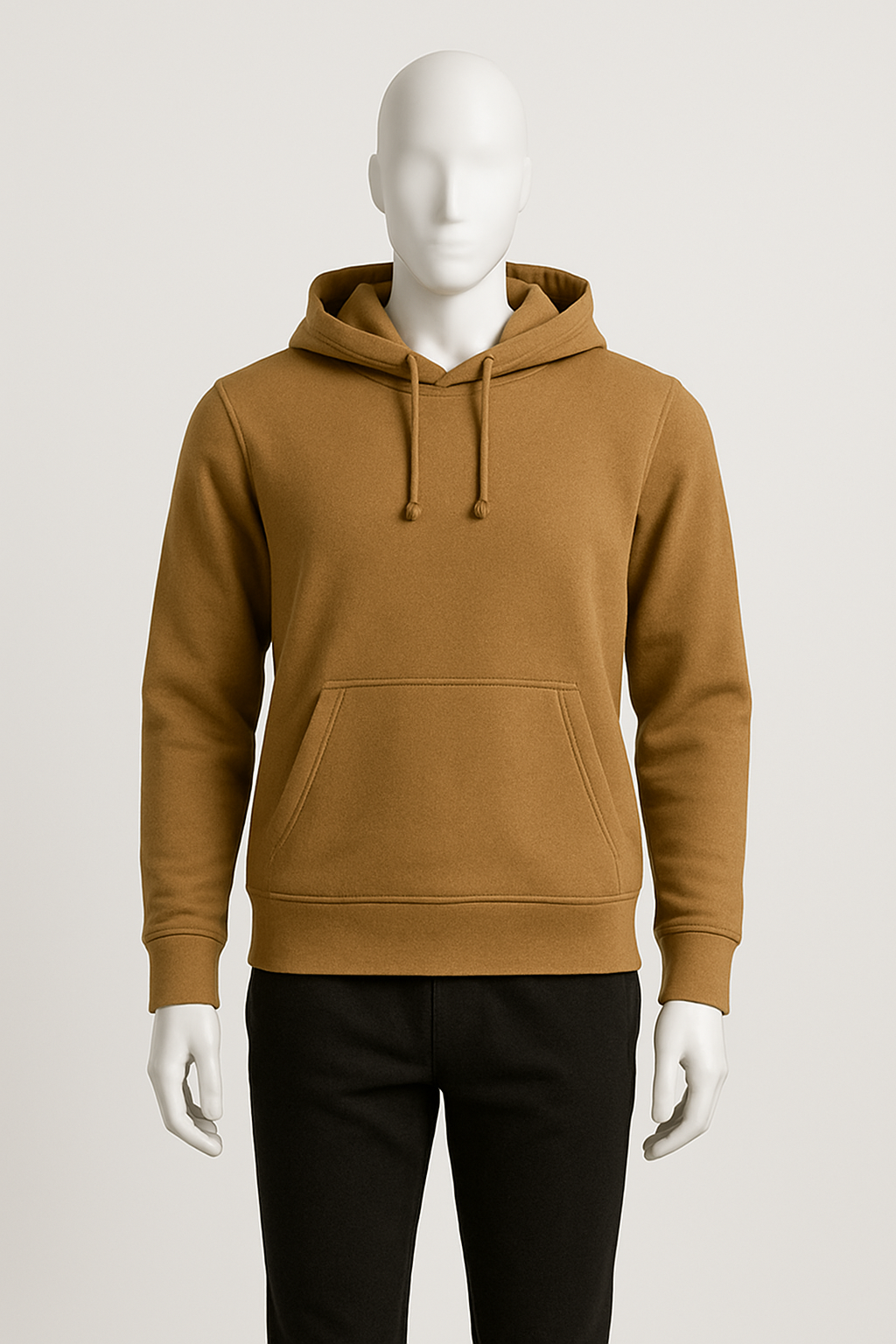 Men’s Brown Pullover Hoodie – Everyday Essential by HIM Fashions