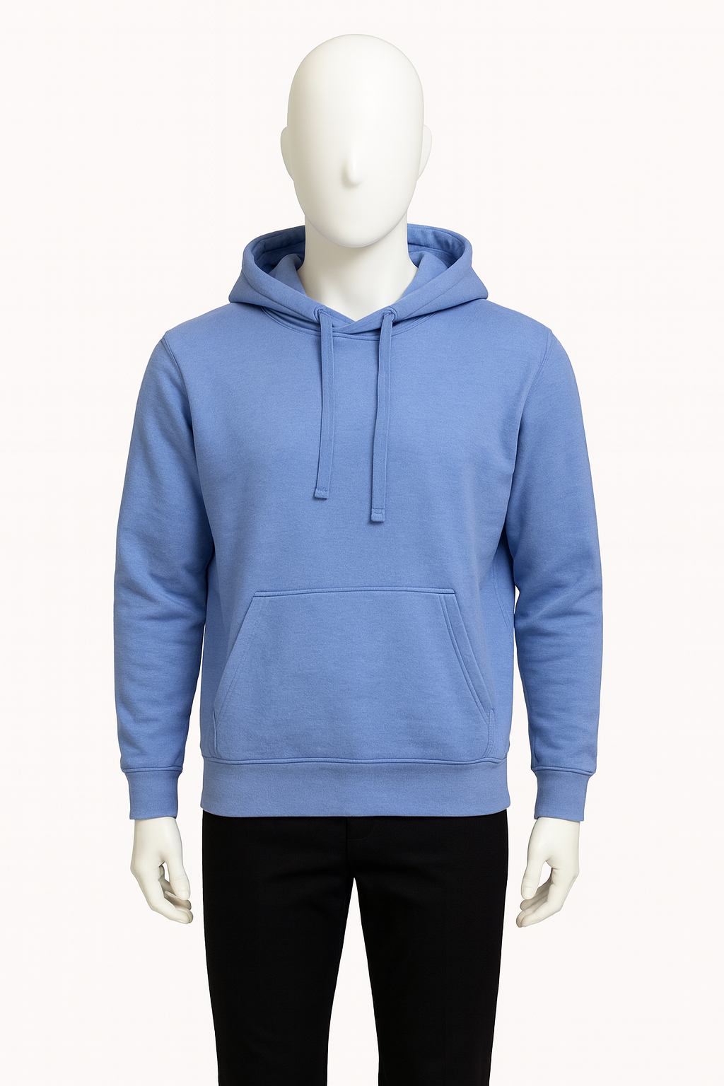 Sky Blue Essential Pullover Hoodie by HIM Fashions