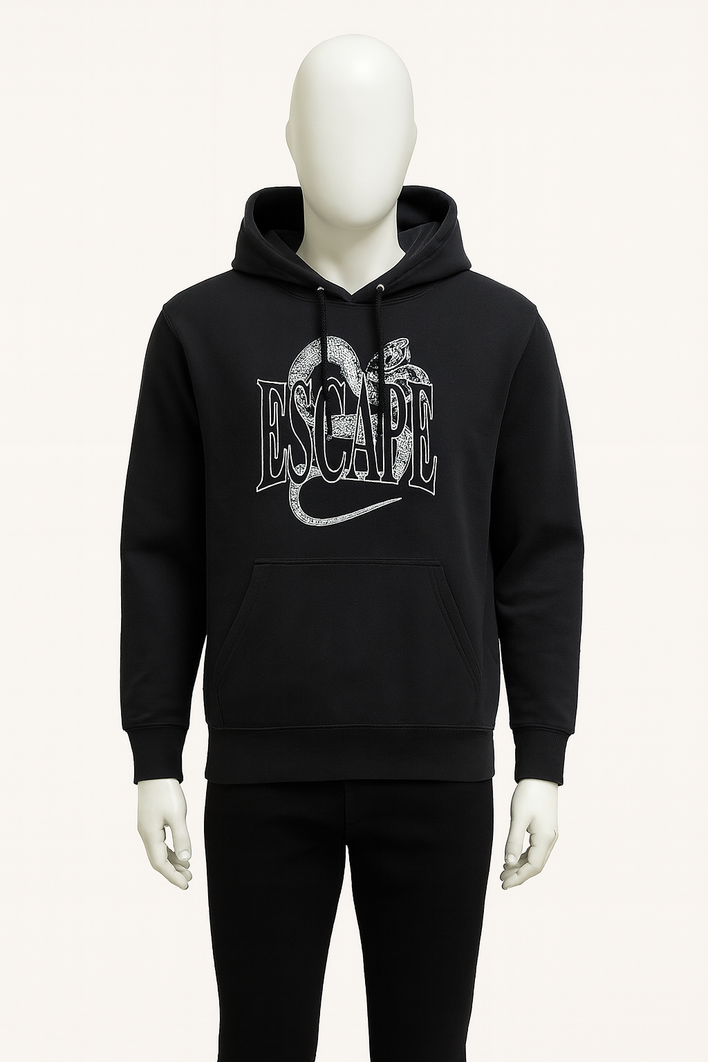 Black Designed Hoodie for HIM - Decent Designed