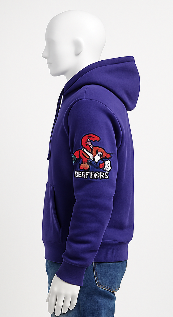 Men’s Purple Raptors Hoodie – Everyday Essential by HIM Fashions