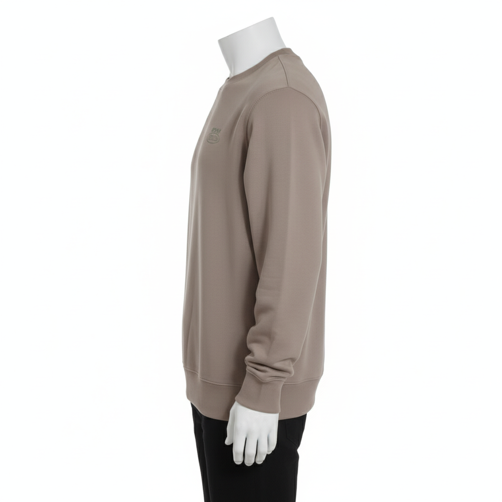 Men’s Mocha Taupe “Stay Wild” Sweatshirt – Minimal Streetwear by HIM Fashions
