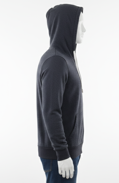 Men’s H.E.B Dark Heather Grey Zip-Up Hoodie – Everyday Essential by HIM Fashions