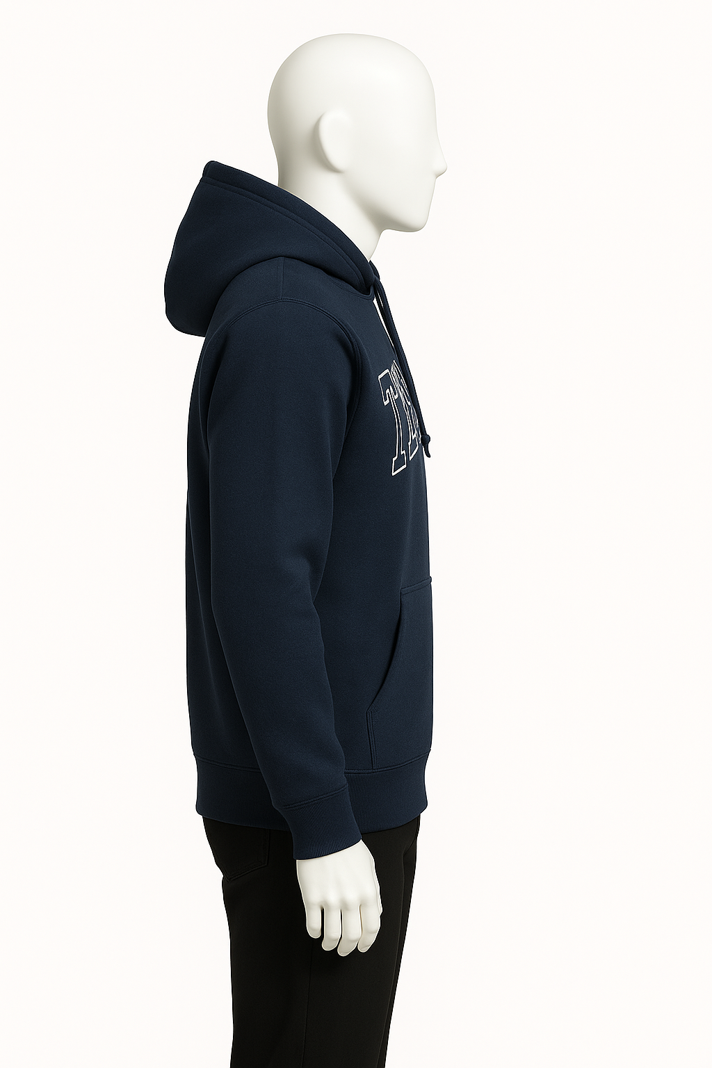 Men’s Navy Track and Field Hoodie – Everyday Essential by HIM Fashions