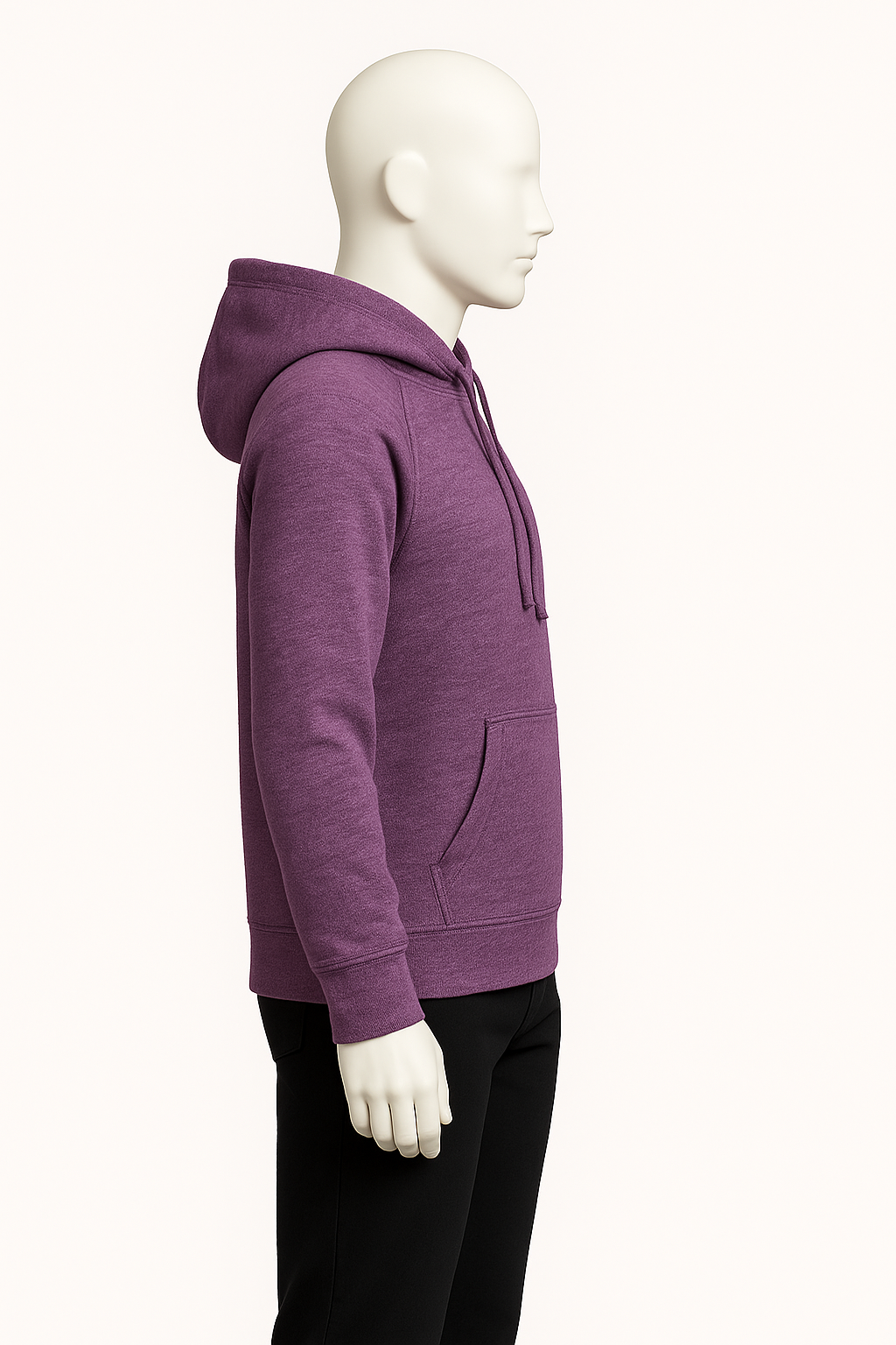 Men’s Purple Essential Solid Hoodie – Streetwear by HIM Fashions