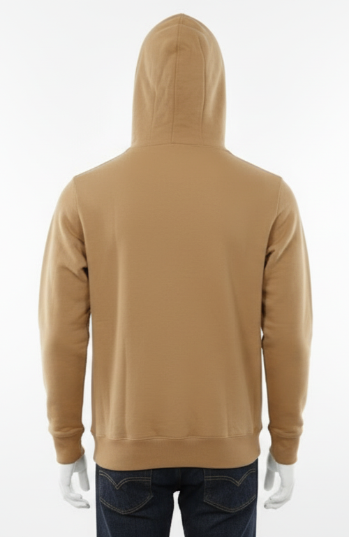 Caramel Brown Champion Pullover Hoodie by HIM Fashions