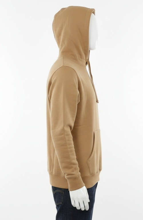Caramel Brown Champion Pullover Hoodie by HIM Fashions